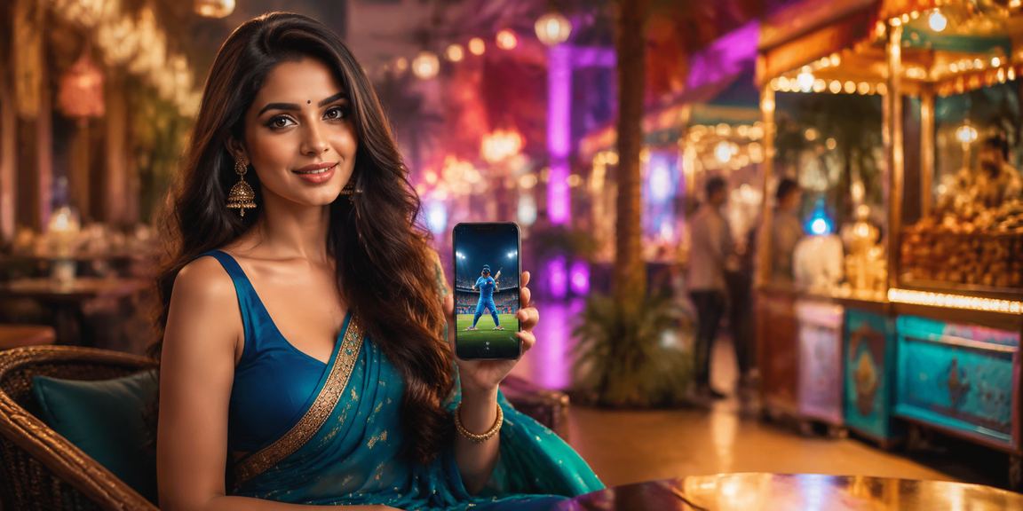 Mobile sports betting dashboard featuring cricket and IPL options