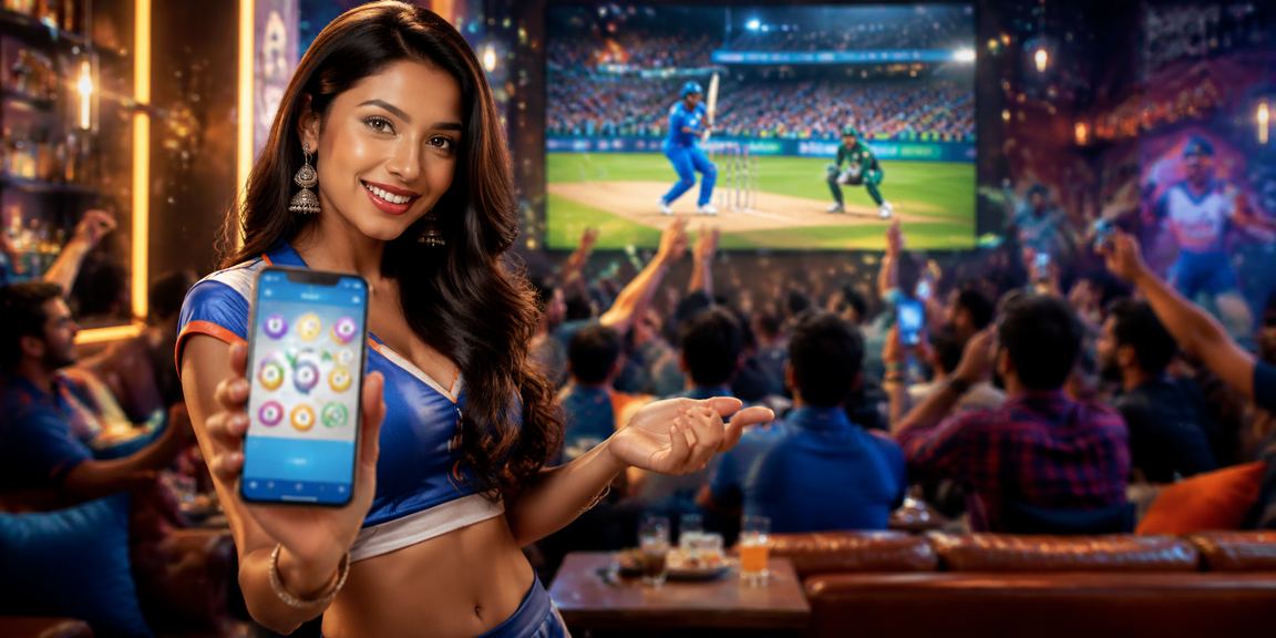 Indian cricket betting on a mobile device